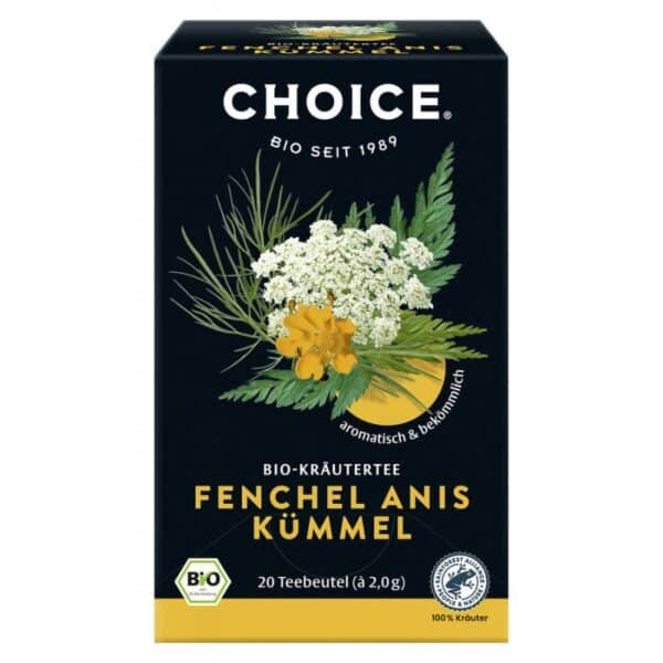 Choice - Fenchel Anis Kümmel Bio Tee  von Choice organics