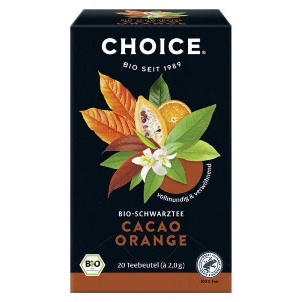 Choice - Cacao Orange Bio Tee  von Choice organics