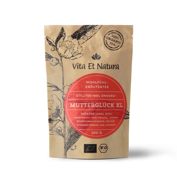 Bio Stilltee 'Mutterglück XL' (Vorratspackung) - Vita Et Natura® Teemanufaktur  von Vita Et Natura