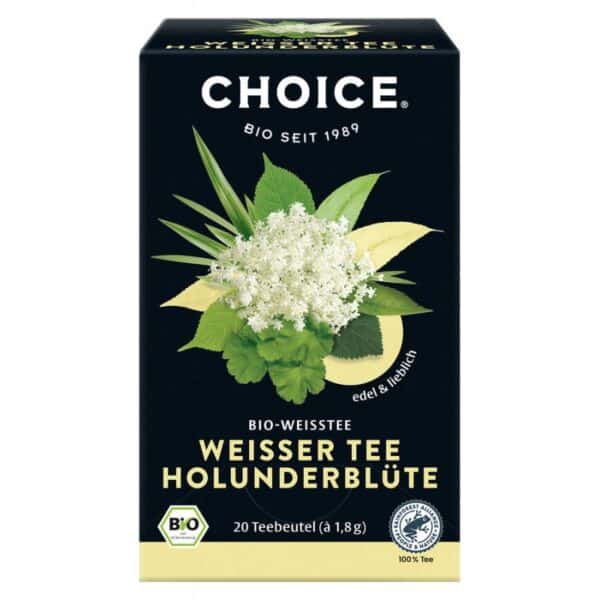 Choice - Weißer Tee Holunderblüte Bio Tee  von Choice organics