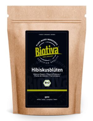 Biotiva Hibiskusblüten Tee Bio  von Biotiva