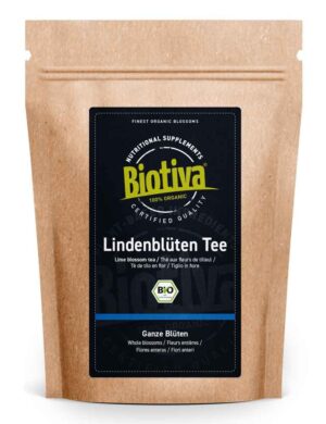 Biotiva Lindenblüten ganz Bio  von Biotiva