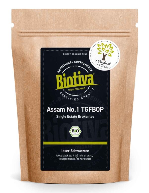 Biotiva Assam No.1 Tgfbop Schwarztee Bio  von Biotiva