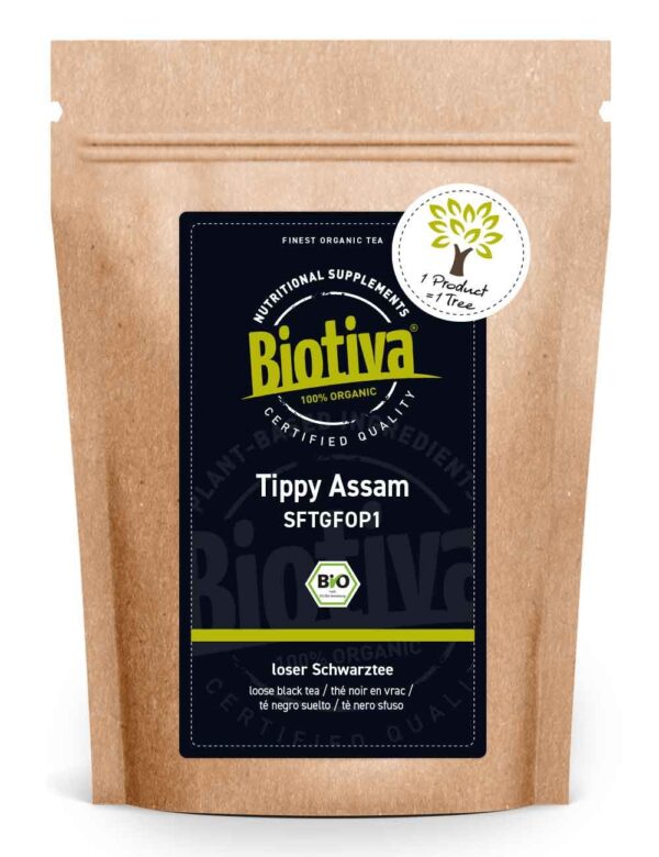 Biotiva Tippy Assam Sftgfop1 Schwarztee Bio  von Biotiva