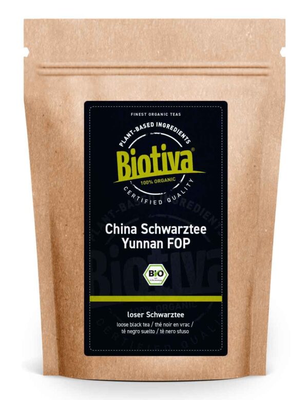 Biotiva China Schwarztee Yunnan FOP  von Biotiva