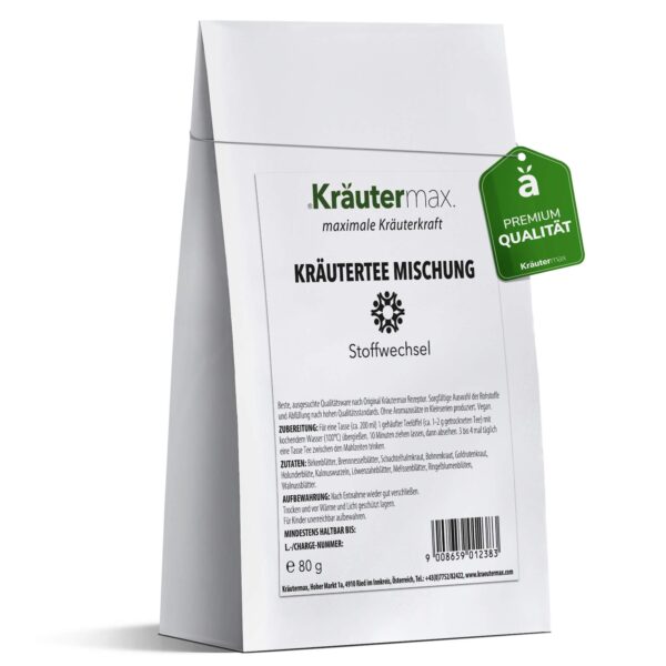 Kräutermax Stoffwechsel Tee  von Kräutermax – Naturheilmittel seit 1890