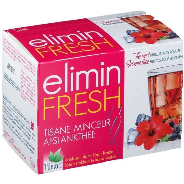 Tilman® elimin fresh Abnehmtee mit Grünem Tee mit Hibiskus & Beerenfrüchten  von Tilman