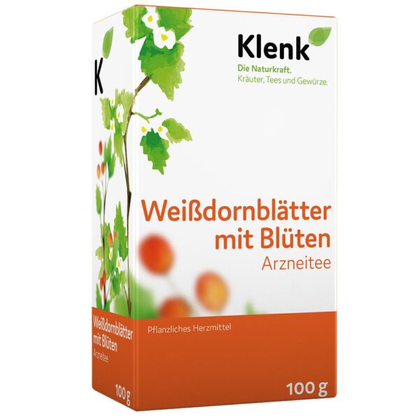 Weißdornblätter mit Blüten Arznei-Tee  von Klenk