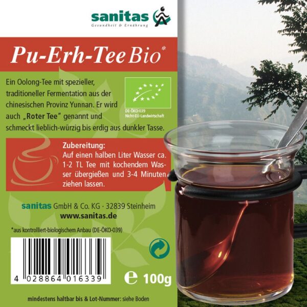 Pu-Erh-Tee Bio  von sanitas