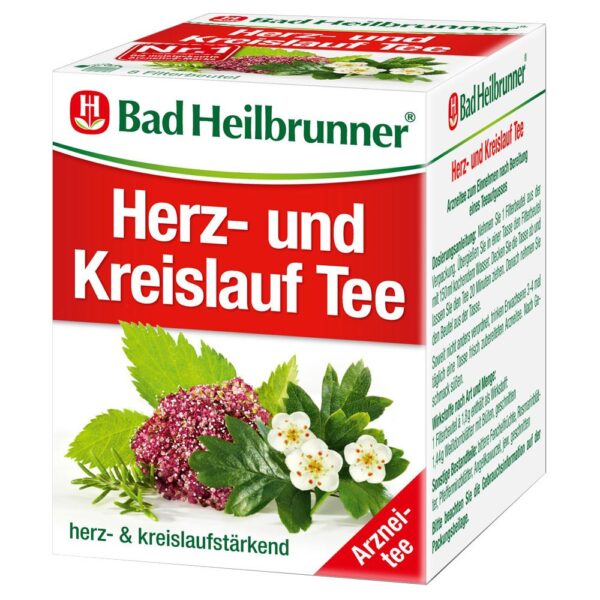 Bad Heilbrunner® Herz- und Kreislauf Tee  von Bad Heilbrunner