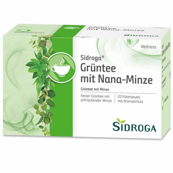Sidroga® Wellness Grüntee mit Nana-Minze  von Sidroga