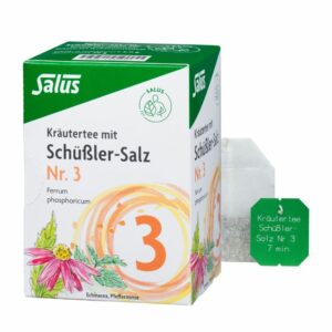 Salus® Kräutertee mit Schüßler-Salz Nr. 3 Ferrum phosporicum  von Salus