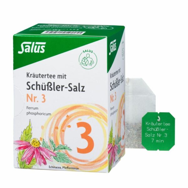 Salus® Kräutertee mit Schüßler-Salz Nr. 3 Ferrum phosporicum  von Salus