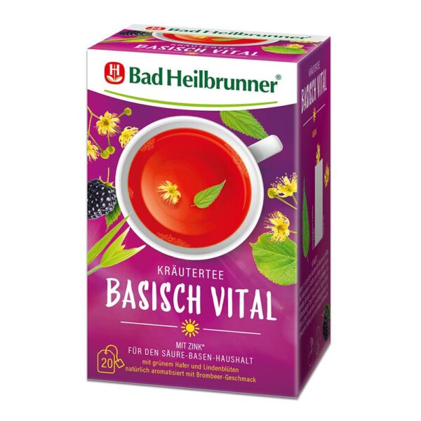 Bad Heilbrunner® Kräutertee Basisch Vital  von Bad Heilbrunner