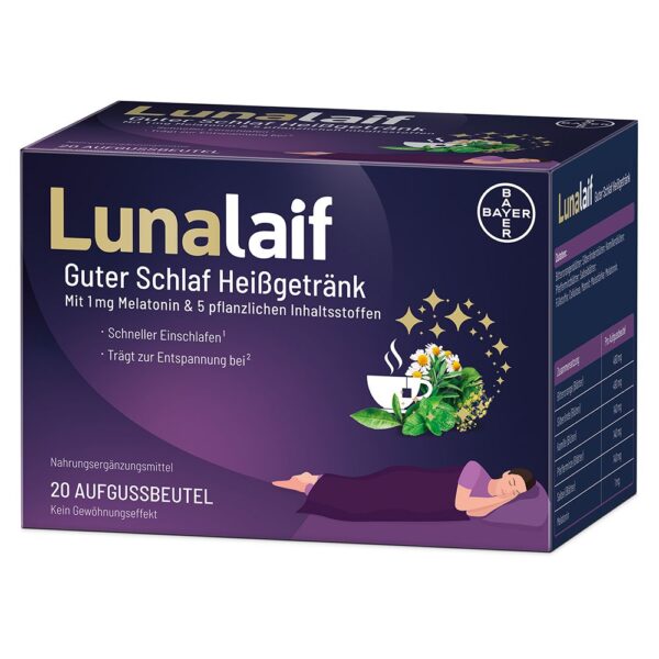 Lunalaif ® Guter Schlaf Heißgetränk  von Lunalaif