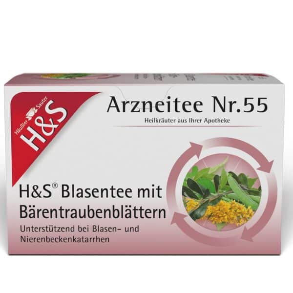 H&S® Blasentee mit Bärentraubenblättern  von H&S