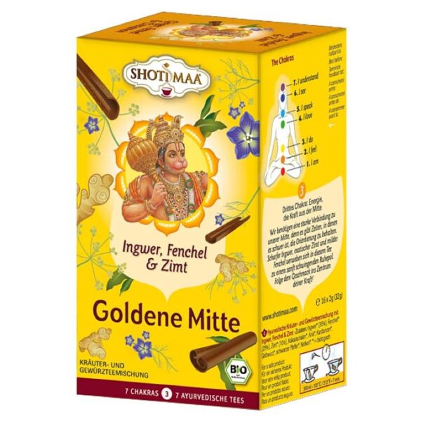 Shoti Maa Bio Goldene Mitte Tee Beutel  von Shoti Maa